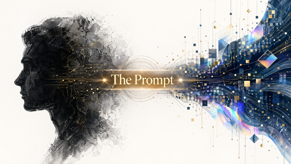 A professional content creator mastering prompt engineering for content creators through structured AI workflows.